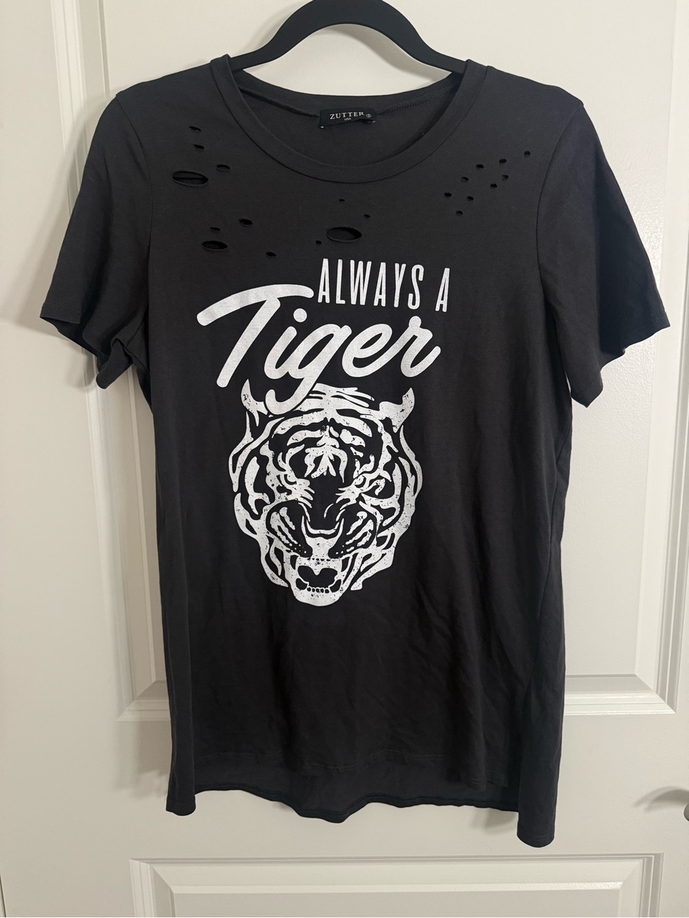 Auburn Always A Tiger Black Graphic Tee